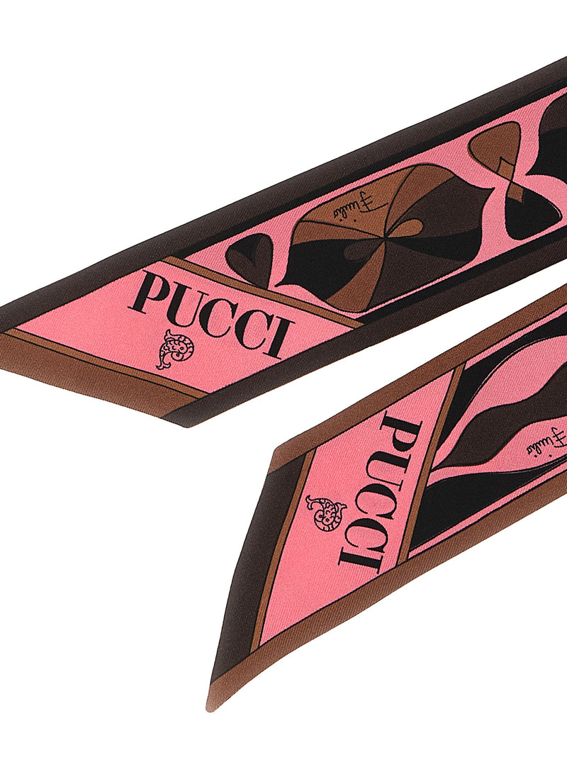 Foulard de seda multicolor Emilio Pucci