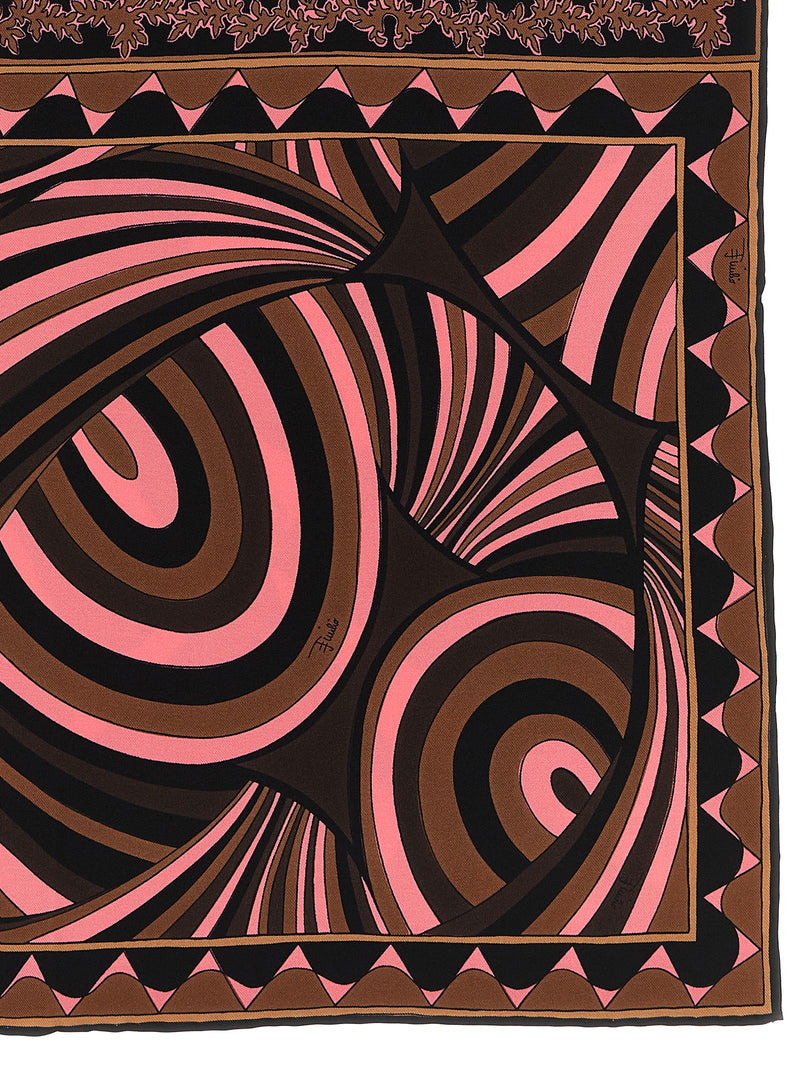 Sciarpa in seta multicolore Emilio Pucci
