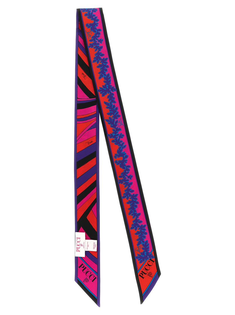 Foulard de seda multicolorido Emilio Pucci