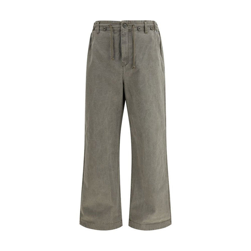 Pantalones casuales bicolor de algodón de Golden Goose