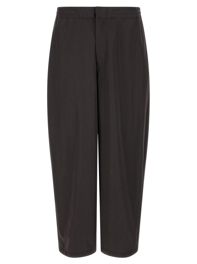 Joggers in lana marrone Lemaire (pantaloni da allenamento)