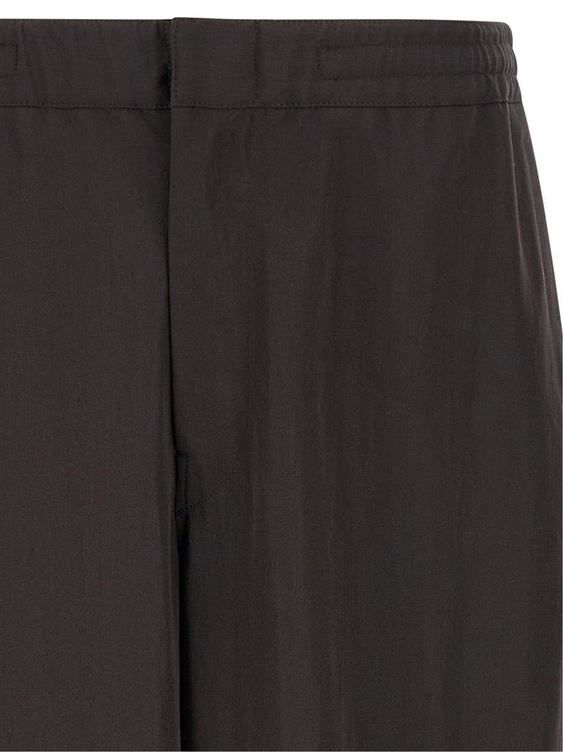 Joggers in lana marrone Lemaire (pantaloni da allenamento)