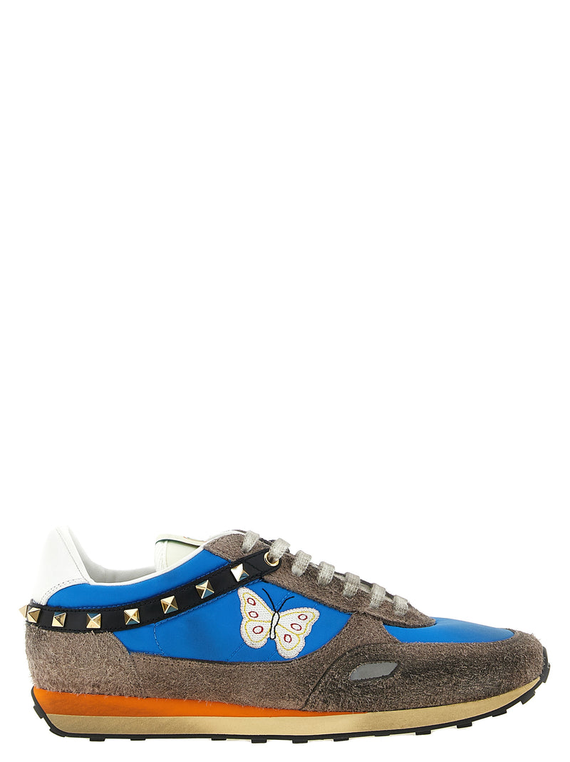 Baskets basses Valentino Garavani multicolores en cuir de veau