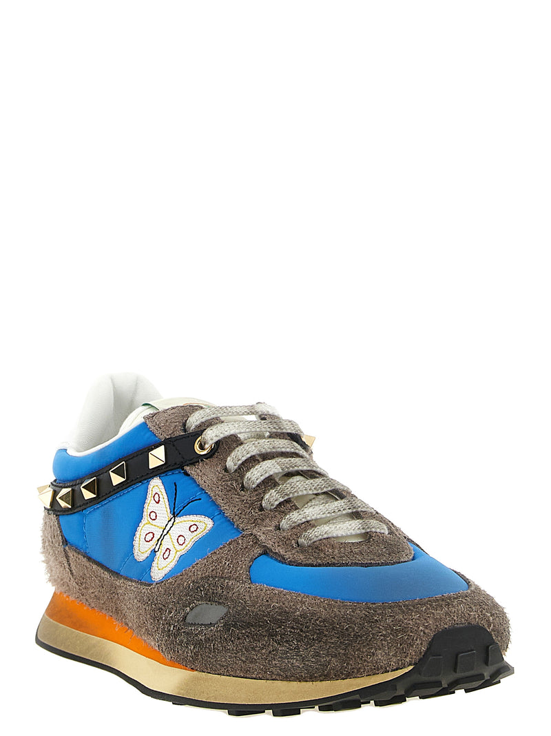 Baskets basses Valentino Garavani multicolores en cuir de veau
