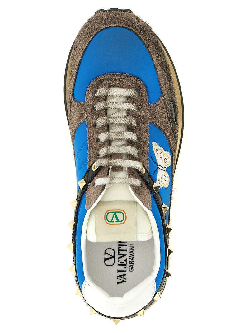 Baskets basses Valentino Garavani multicolores en cuir de veau