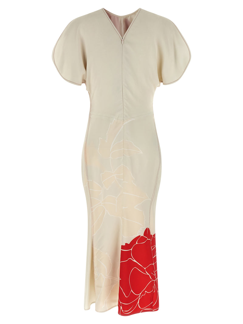 Victoria Beckham Gathered Waist Dress | Urbalenti™ NYC