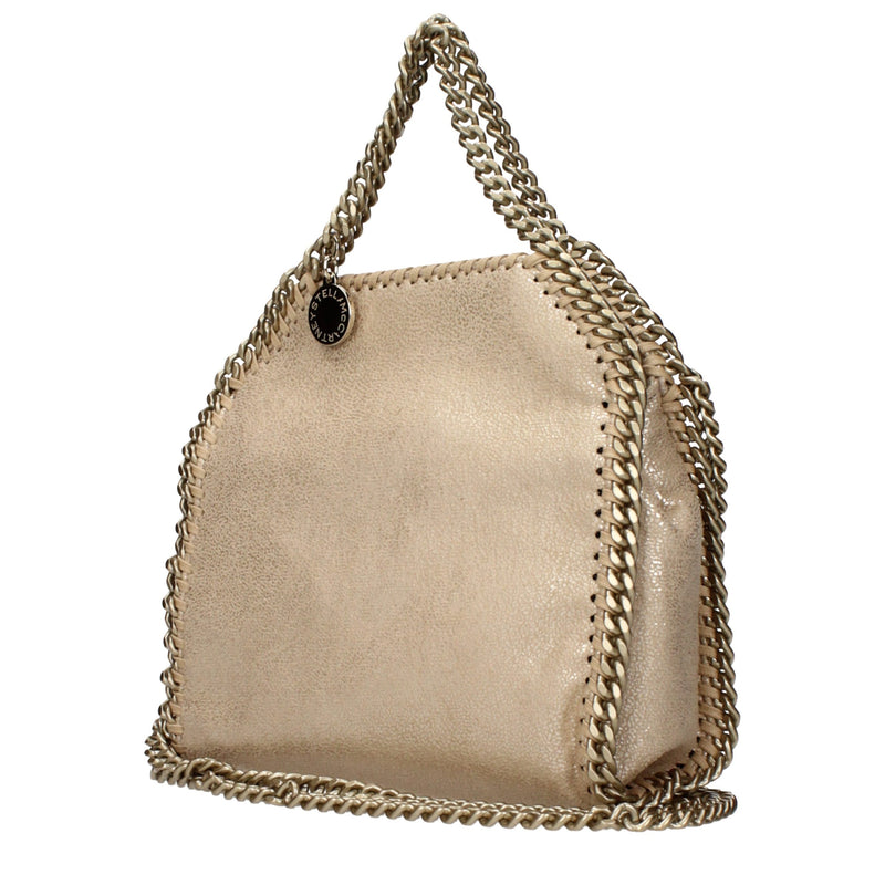 Bolsa de couro dourado Stella McCartney