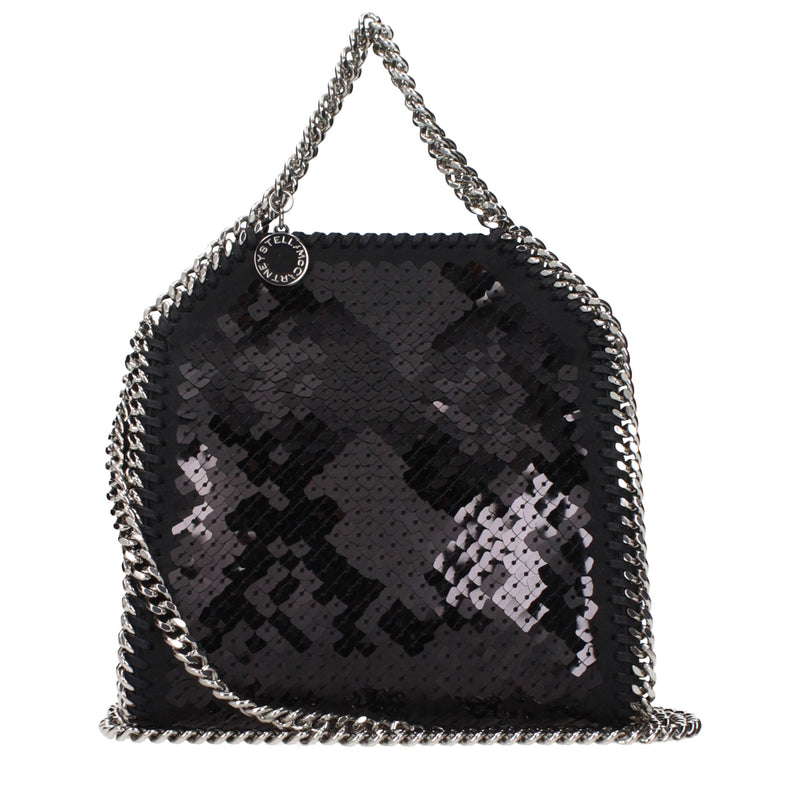 Bolsa de tecido preta Stella McCartney