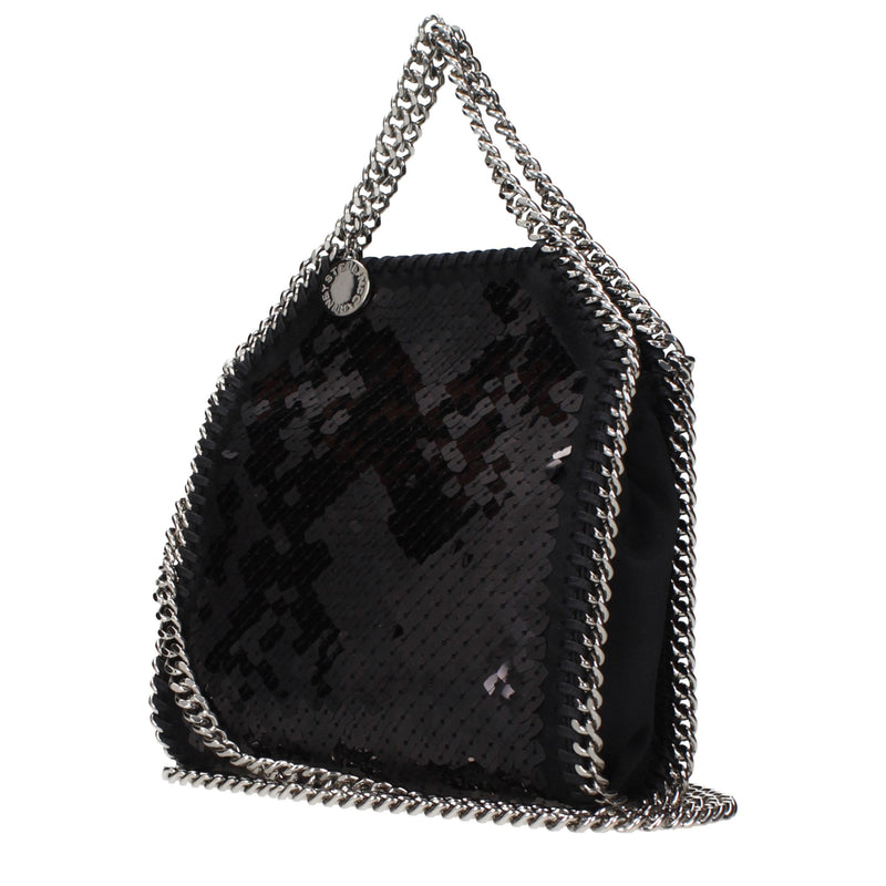 Bolsa de tecido preta Stella McCartney