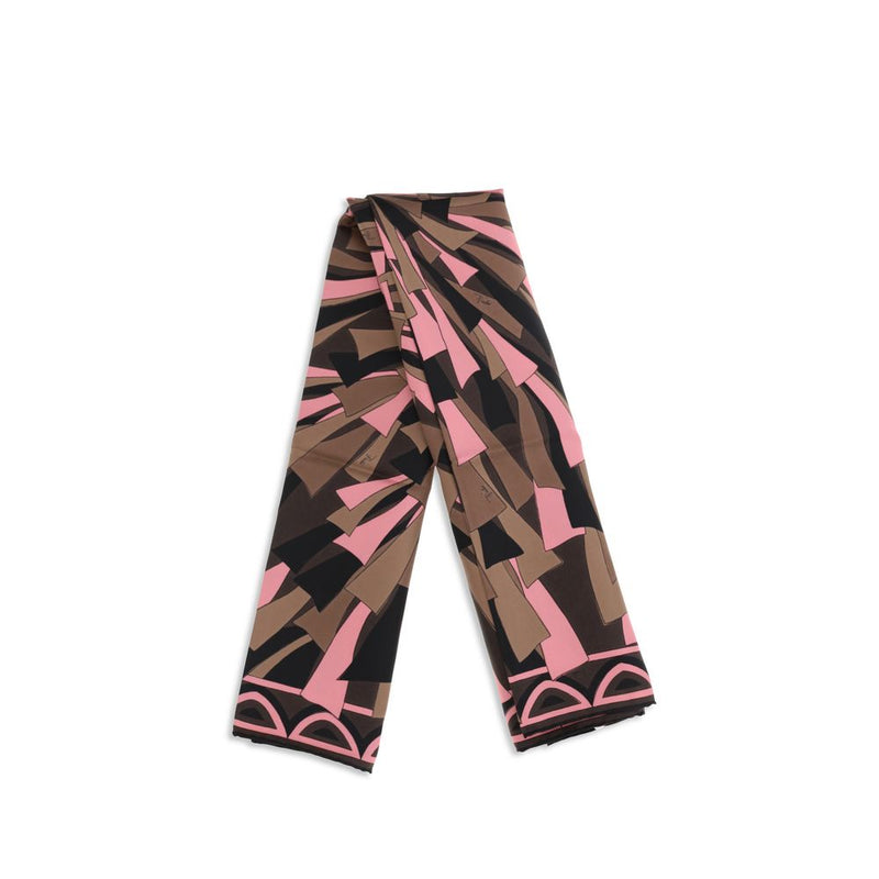 Lenço de seda multicolorido Emilio Pucci
