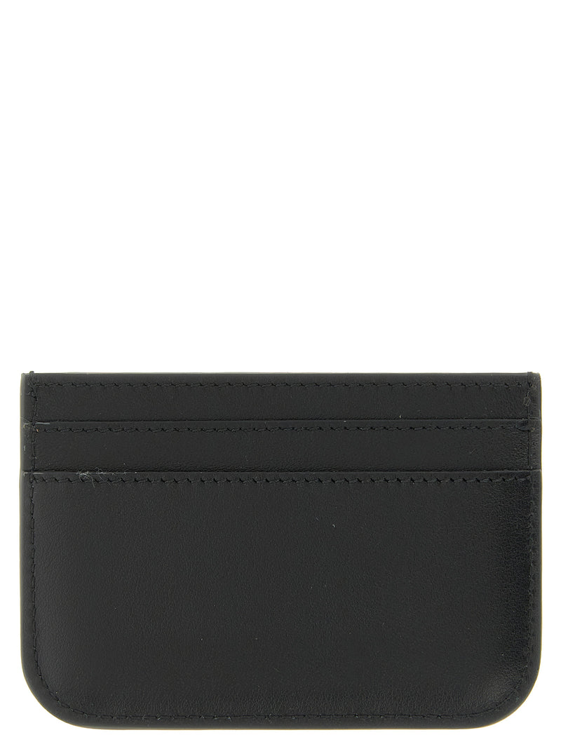 Tarjetero Fendi de piel de becerro negra