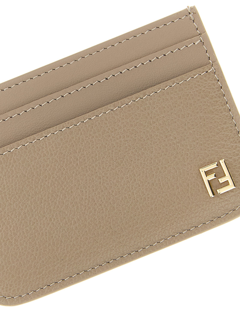 Porta-cartões multicolorido de couro de bezerro Fendi