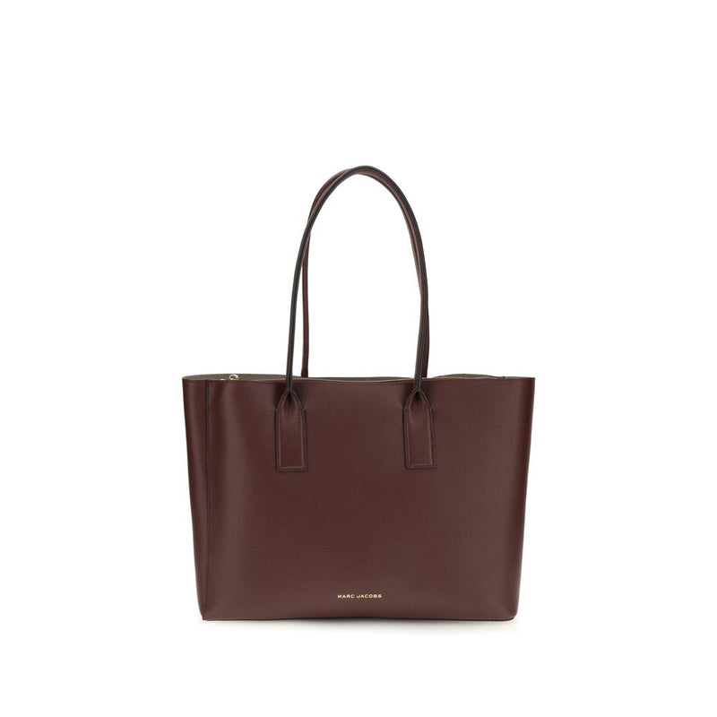 Borsa a spalla Marc Jacobs in pelle di vitello marrone Bos Taurus