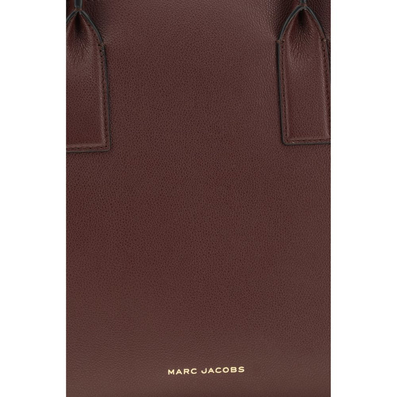 Borsa a spalla Marc Jacobs in pelle di vitello marrone Bos Taurus