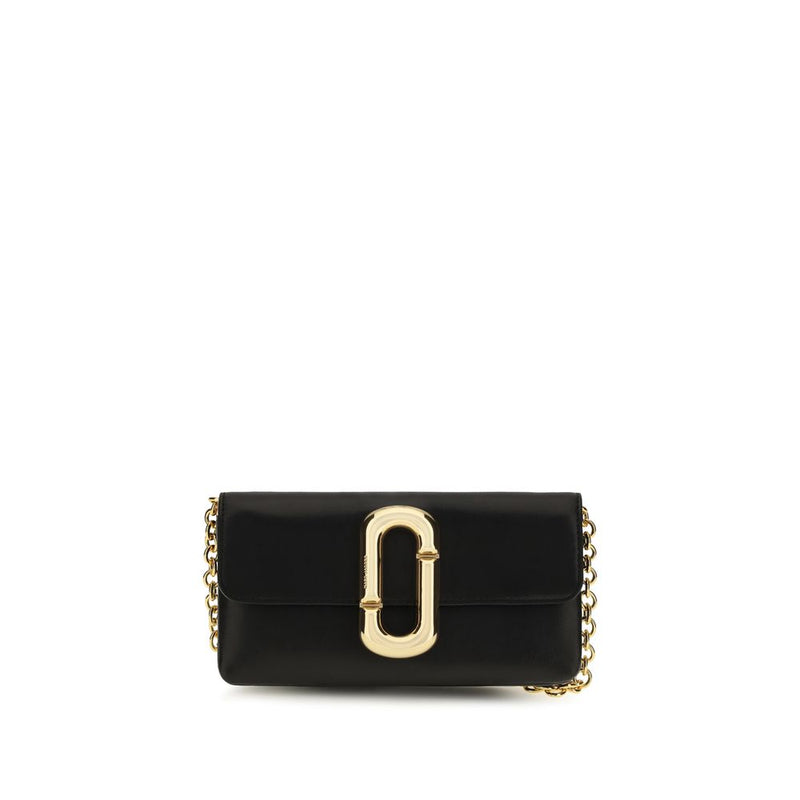 Marc Jacobs Black Calf Leather Bos Taurus Shoulder Bag