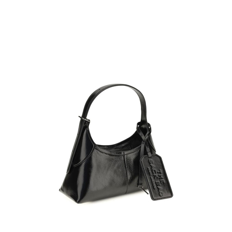 Borsa a spalla Marc Jacobs in pelle di vitello nera Bos Taurus