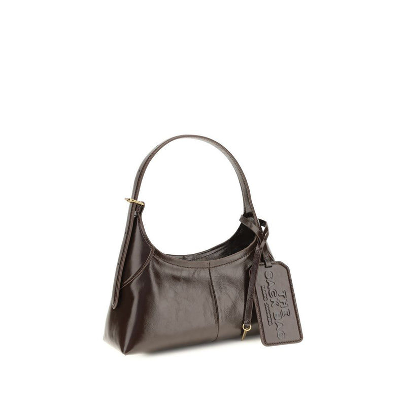Borsa a spalla Marc Jacobs in pelle di vitello marrone Bos Taurus