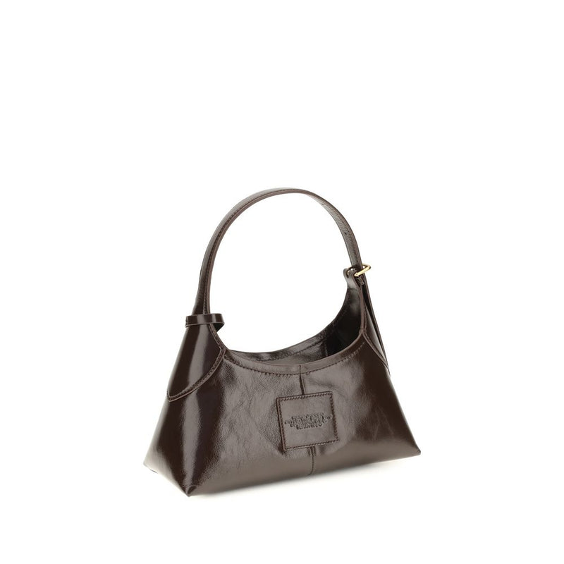 Borsa a spalla Marc Jacobs in pelle di vitello marrone Bos Taurus