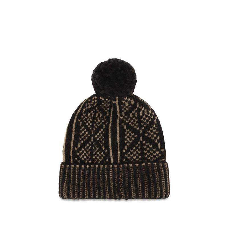 Berretto marrone in alpaca Vicugna pacos Moncler Grenoble
