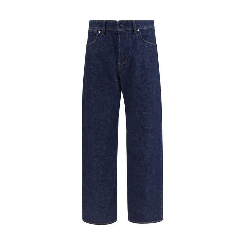 Jeans Stone Island in denim di cotone blu