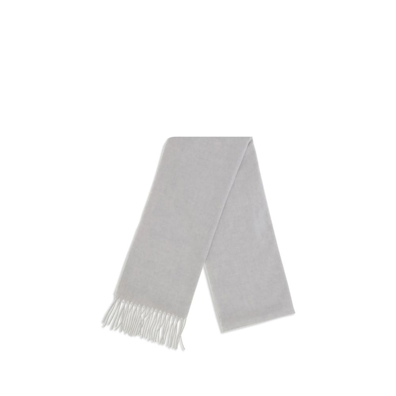 Écharpe en cachemire gris Brunello Cucinelli