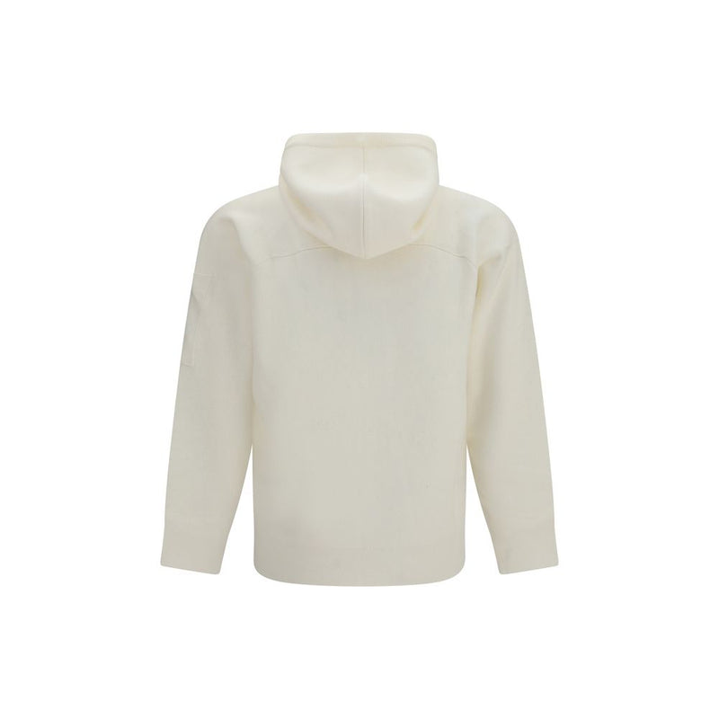 Sudadera con capucha beige de lana Oves Aries de C.P. Company