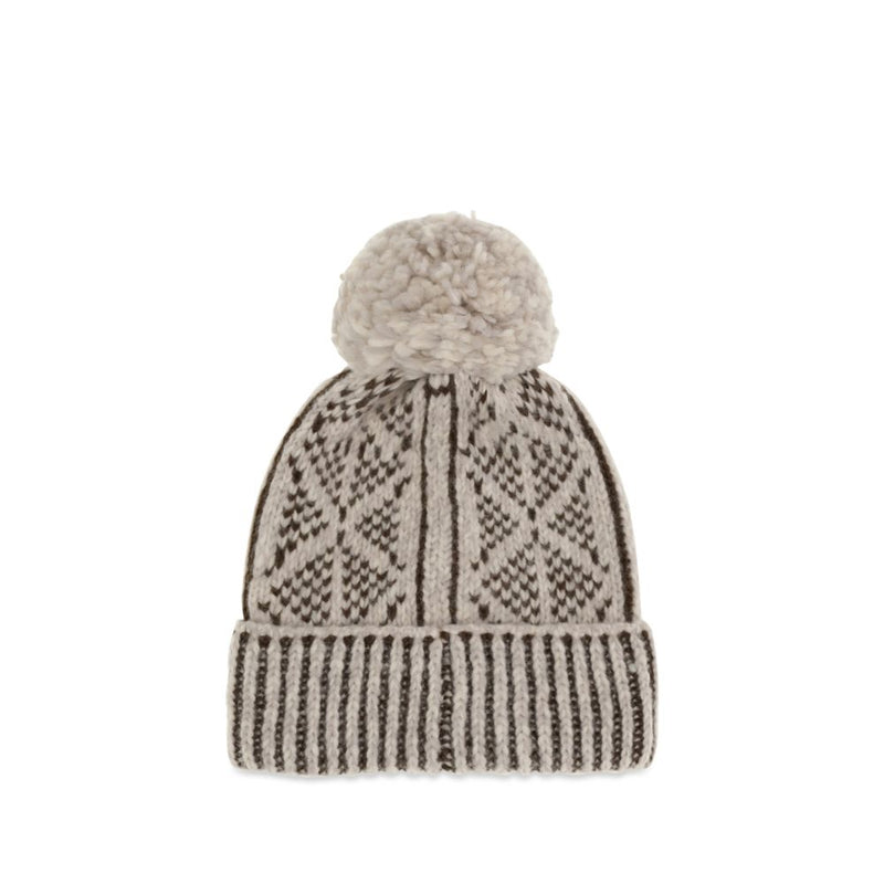 Gorro de alpaca vicuña gris de Moncler Grenoble
