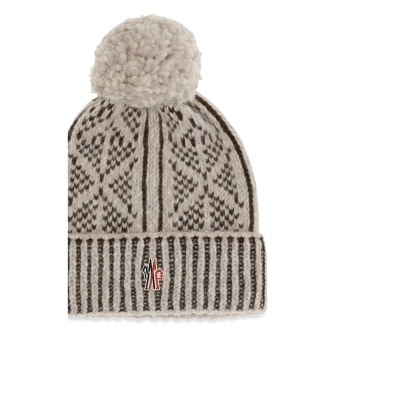 Gorro de alpaca vicuña gris de Moncler Grenoble