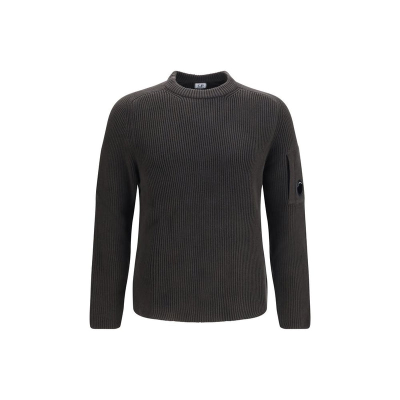 Sudadera de algodón marrón de C.P. Company