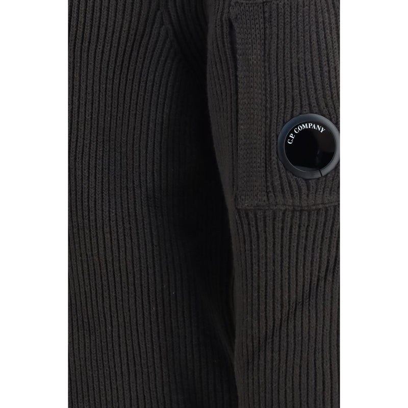 Sudadera de algodón marrón de C.P. Company