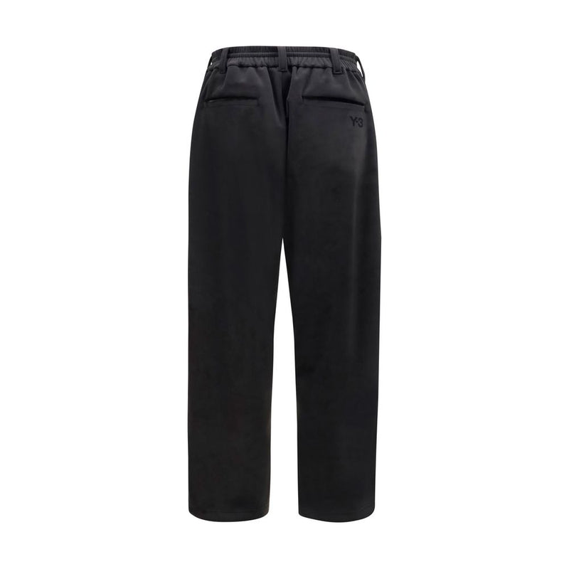 Calça esportiva de poliéster preta Y-3