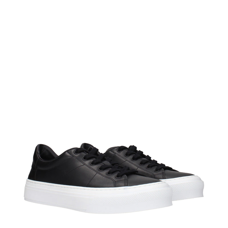 Baskets basses Givenchy en cuir noir