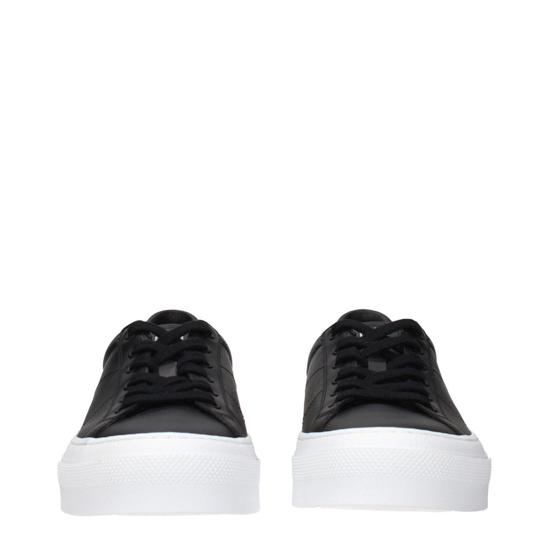 Baskets basses Givenchy en cuir noir