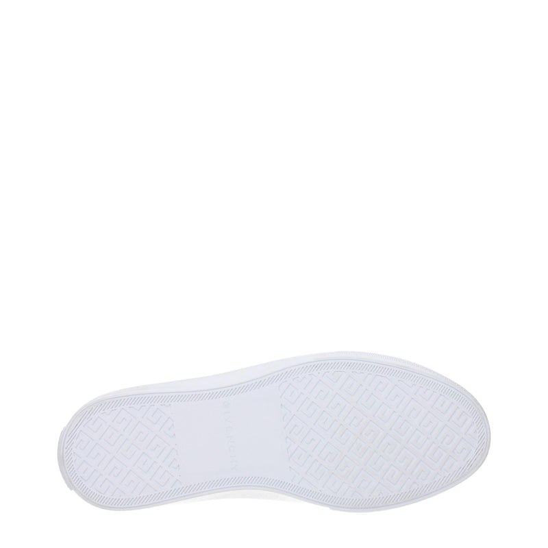 Baskets en cuir blanc Givenchy