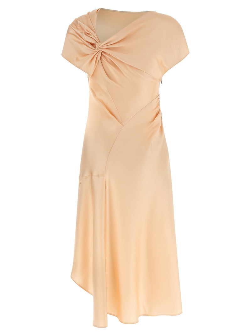 Victoria Beckham Asymmetric Twist Dress | Urbalenti™ NYC