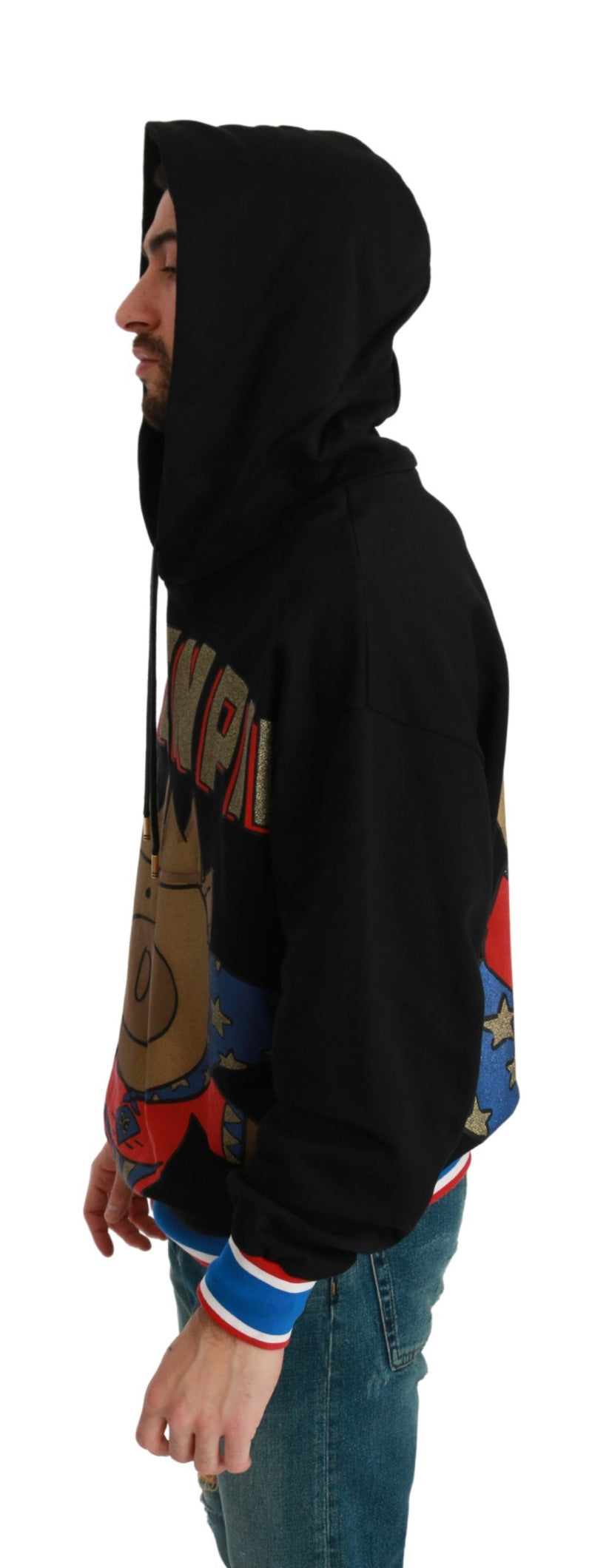 Maglione nero con cappuccio Pig of the Year Dolce & Gabbana