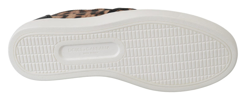 Mocassins Dolce & Gabbana en cuir à imprimé léopard #dgfamily