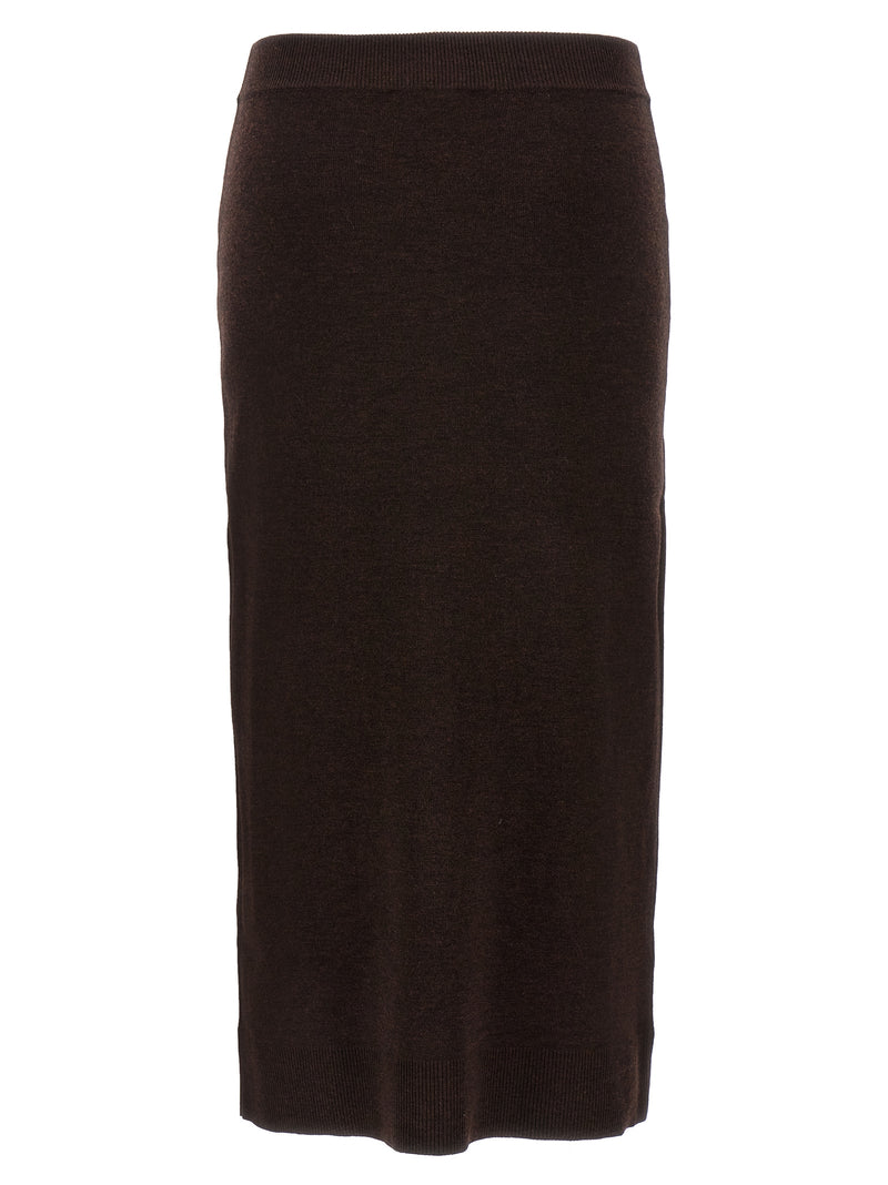 Victoria Beckham Victoria Beckham Bottoni Midi Skirt