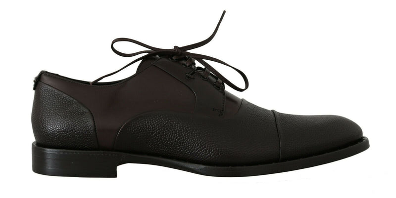 Chaussures habillées à lacets Dolce & Gabbana marron en cuir pour homme