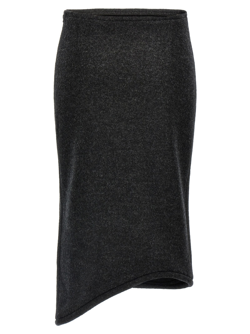 Victoria Beckham Victoria Beckham Padded Tube Detail Skirt