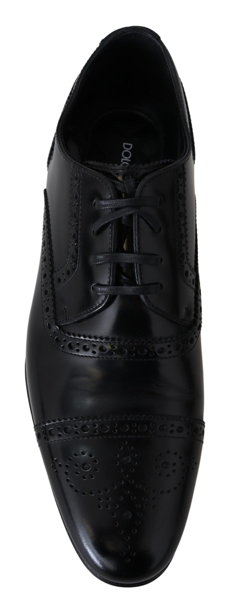 Chaussures derby formelles Dolce & Gabbana noires en cuir pour homme