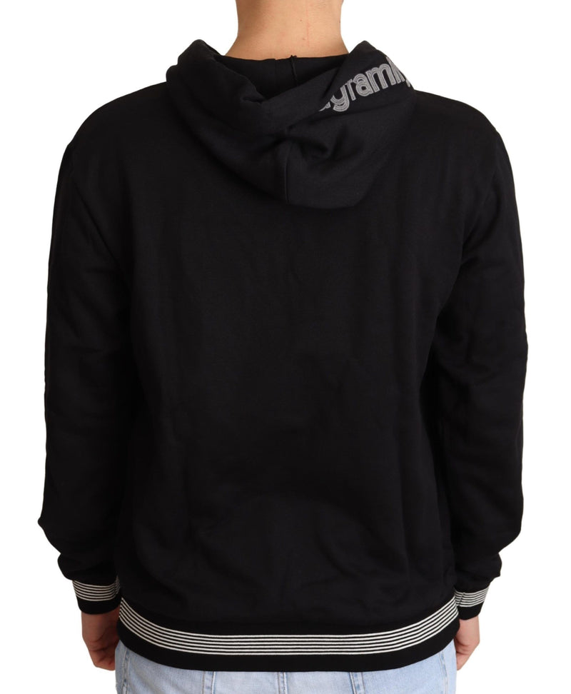 Pull à capuche Dolce & Gabbana noir en coton #dgfamily