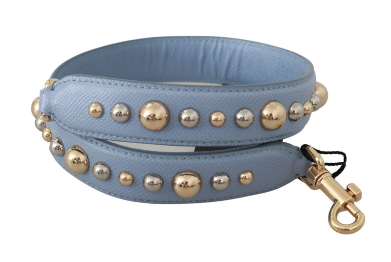 Alça transversal azul de couro para bolsa Dolce & Gabbana