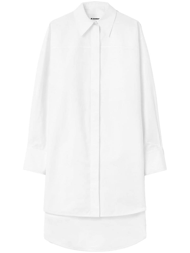 Jil Sander Cotton shirt dress | Urbalenti™ NYC