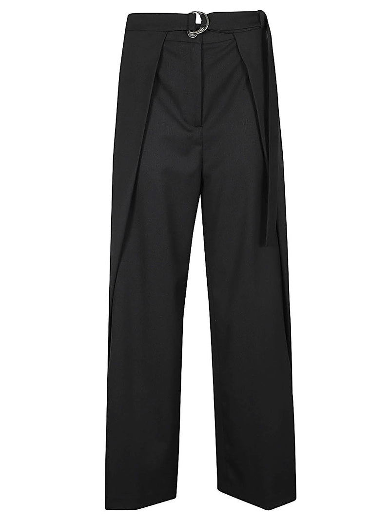 Erika Cavallini Semi-Couture Erika Cavallini Semi-Couture Wool twill Amelia trousers