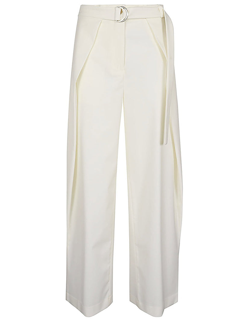 Erika Cavallini Semi-Couture Erika Cavallini Semi-Couture Wool twill Amelia trousers