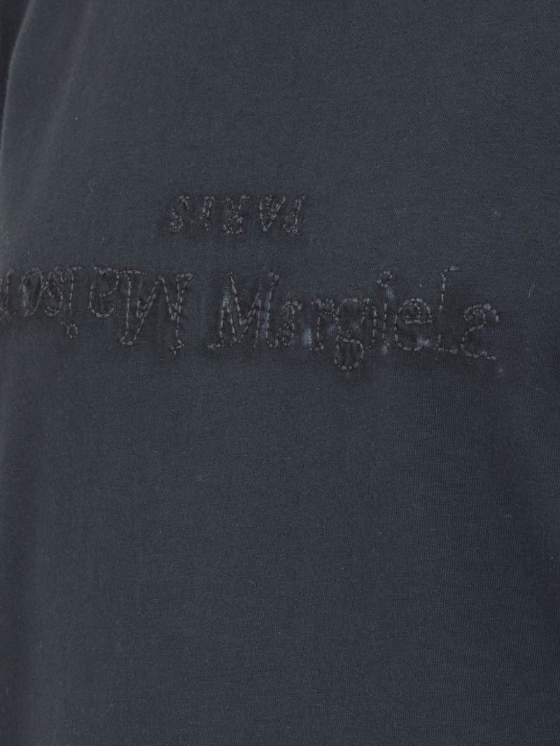 Maison Margiela Logo-embroidered cotton T-Shirt | Urbalenti | Urbalenti™... | Urbalenti™ NYC
