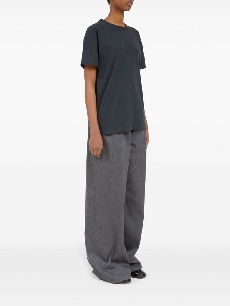 Maison Margiela Logo-embroidered cotton T-Shirt | Urbalenti | Urbalenti™... | Urbalenti™ NYC