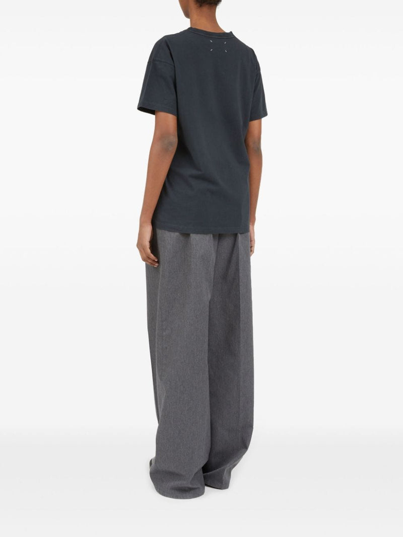Maison Margiela Logo-embroidered cotton T-Shirt | Urbalenti | Urbalenti™... | Urbalenti™ NYC