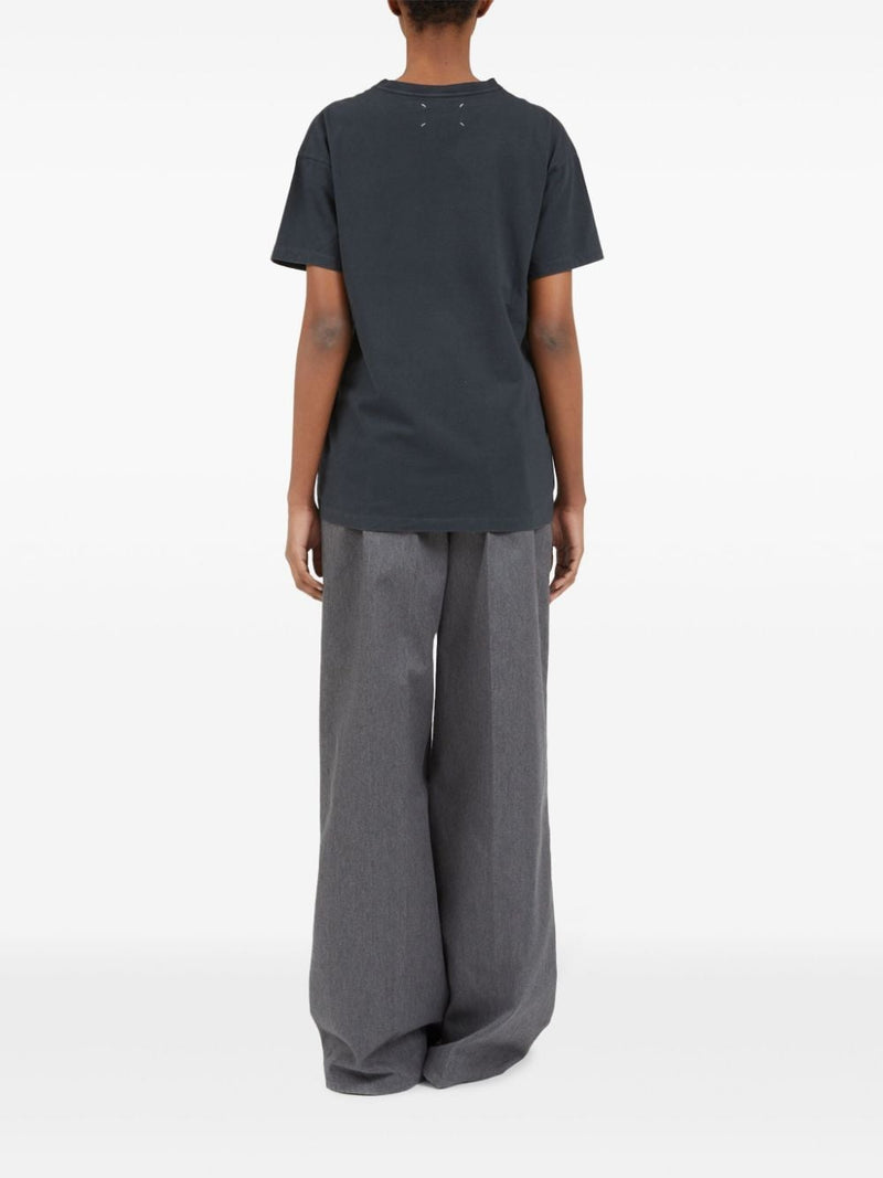 Maison Margiela Logo-embroidered cotton T-Shirt | Urbalenti | Urbalenti™... | Urbalenti™ NYC
